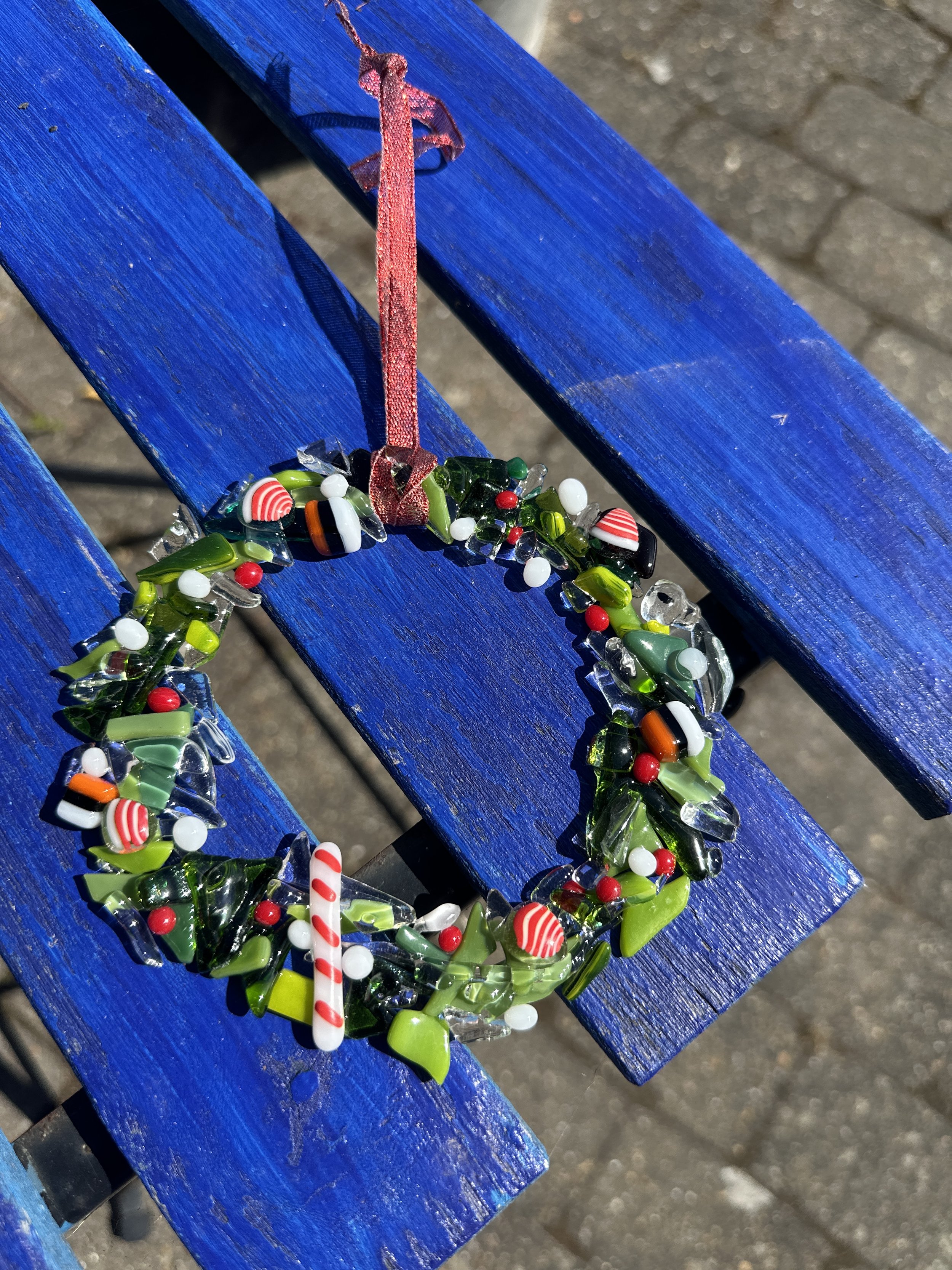 Julekrans med konfekt